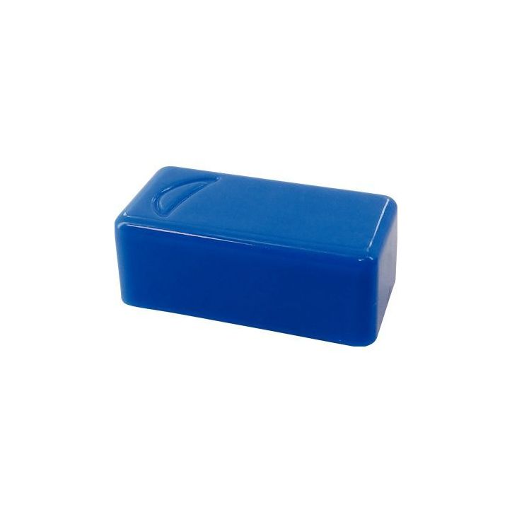 Plaquette de 4 aimants rectangulaires Bleu sans téton - Format : 1,1 x 2,7 cm