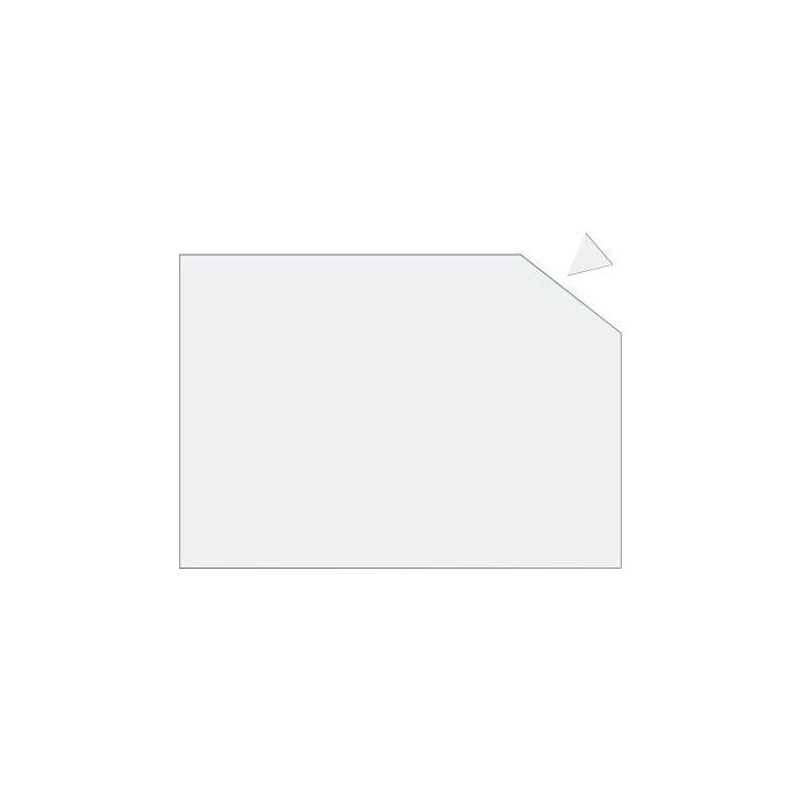 Plaque magnétique caoutchouc 20x29,5cm blanc MP841.09 FRANKEN