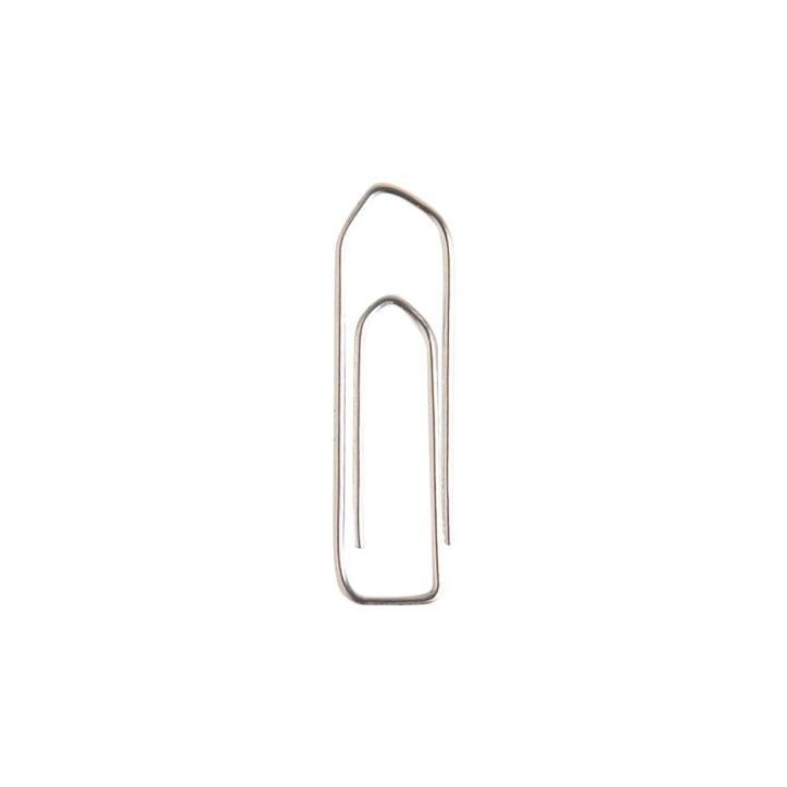 Boîte de 100 attaches lettre 30mm en acier galvanisé et bout chevron