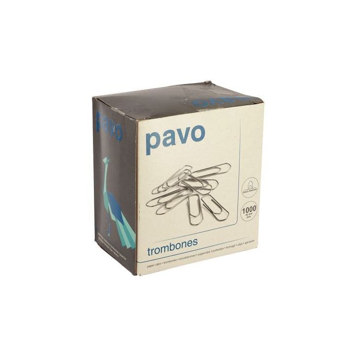 Boîte de 1000 attaches lettres 32mm en acier galvanisé et bout chevron