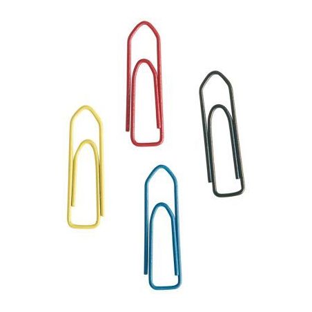 Achetez Boîte de 1000 trombones 25 mm bout chevron coloris assortis 8042425 PAVO pas cher sur Ma Re..