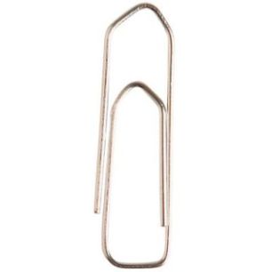 Boîte de 1000 trombones 32 mm bout chevron nickelé FTB320173 Boîte de 1000 trombones 32 mm bout chevron nickelé FTB320173