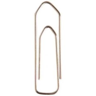 Achetez Boite de 100 trombones 45mm bout chevron nickelé 8042265 PAVO pas cher sur Ma Rentrée Scol..