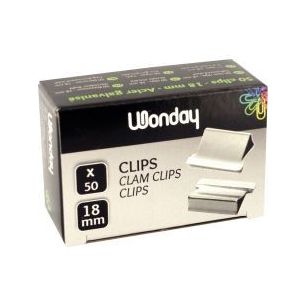 Achetez WONDAY Clips chromés 4 mm, Boîte de 50 750911 pas cher sur Ma Rentrée Scolaire