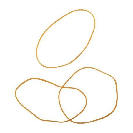 Achetez WONDAY Boîte distributrice de 100g d'élastique en caoutchouc blond étroit 100x1,8mm pas c..