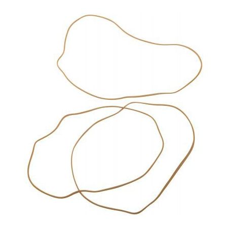 Achetez WONDAY Boîte distributrice de 100g d'élastique en caoutchouc blond étroit 180 x 1,8 mm pa..