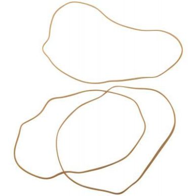 Achetez WONDAY Boîte distributrice de 100g d'élastique en caoutchouc blond étroit 180 x 1,8 mm pa..