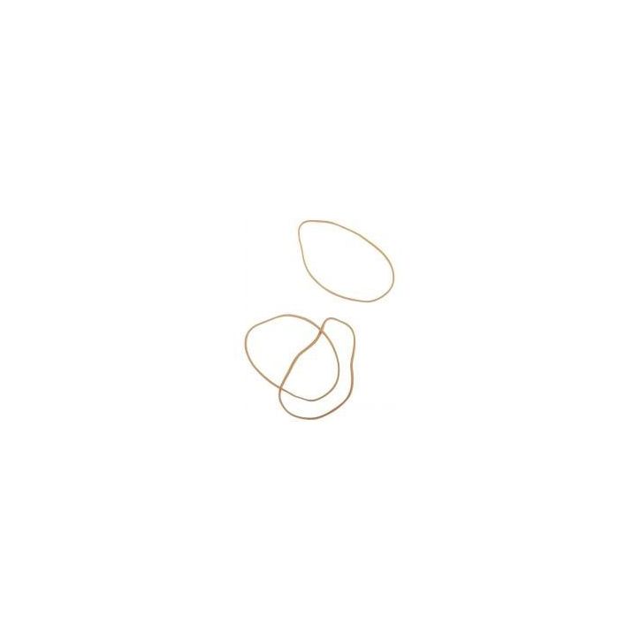 WONDAY Sac de 1kg d'élastique en caoutchouc blond étroit 100x1,8mm
