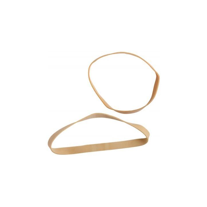 WONDAY Sac de 1kg d'élastique en caoutchouc blond large 120x10mm