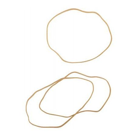 Achetez WONDAY Sac de 1kg d'élastique en caoutchouc blond étroit 120 x 1,8 mm pas cher sur Ma Rent..