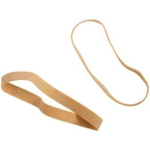 Achetez WONDAY Boîte distributrice de 100g d'élastique en caoutchouc blond large 120 x 10 mm pas c..