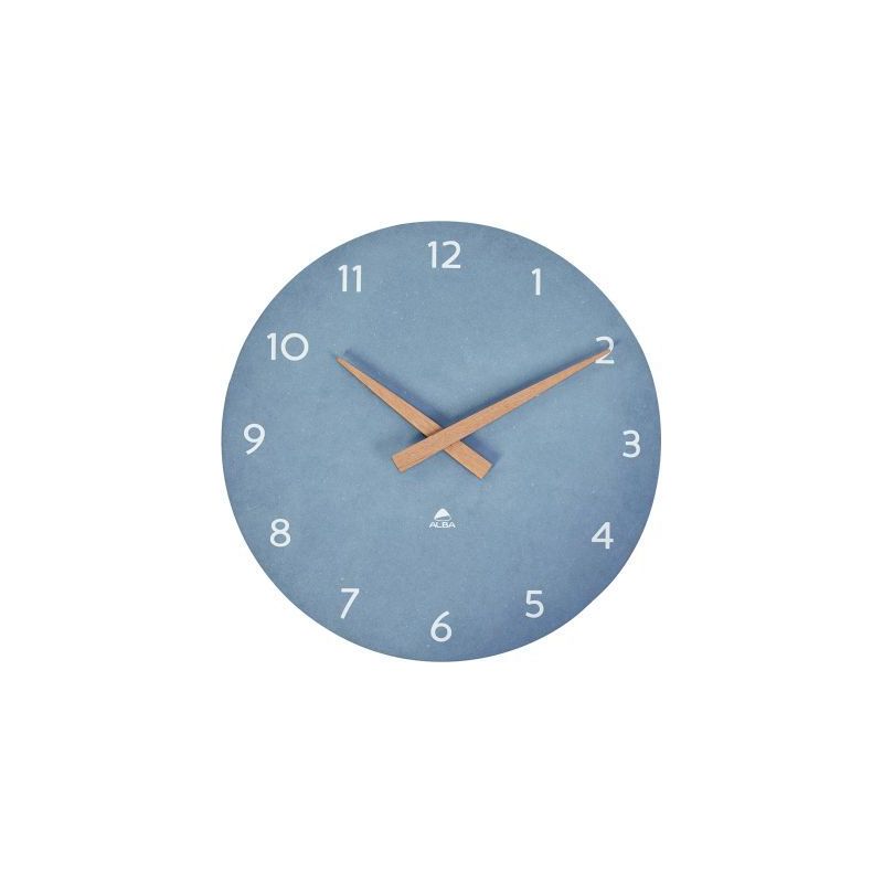 Achetez Horloge diamètre 30cm Milena bleu et bois HORMILENA B ALBA pas cher sur Ma Rentrée Scolair..