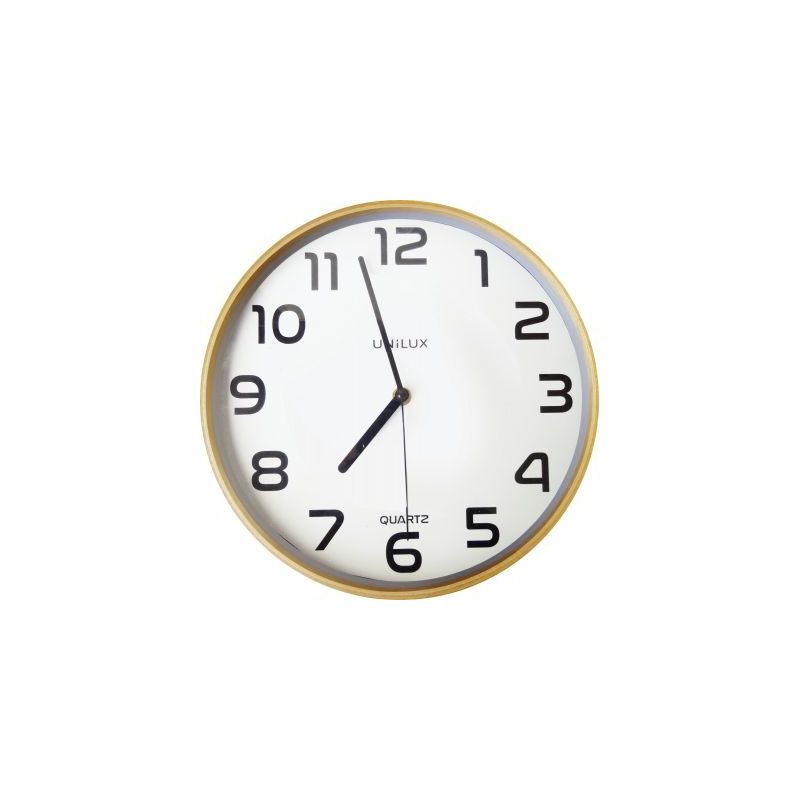 Achetez Horloge murale diamètre 31,5 bois et blanc 400094591 UNILUX pas cher sur Ma Rentrée Scolai.. Achetez Horloge murale diamètre 31,5 bois et blanc 400094591 UNILUX pas cher sur Ma Rentrée Scolai..