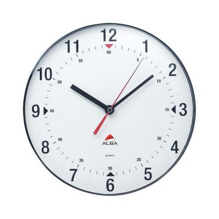 Achetez Horloge murale ronde diamètre 25cm HORCLAS ALBA pas cher sur Ma Rentrée Scolaire