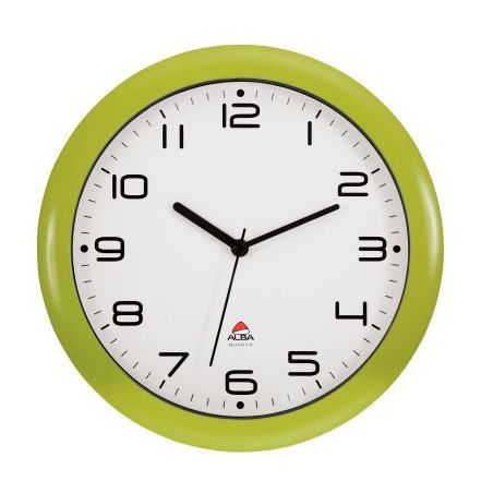 Achetez ALBA Horloge murale Hornew anis en ABS et verre - pile AA non fournie - Diamètre 30 cm, pro..