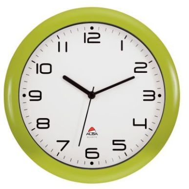 Achetez ALBA Horloge murale Hornew anis en ABS et verre - pile AA non fournie - Diamètre 30 cm, pro..