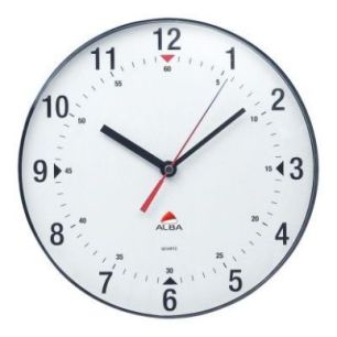 Achetez Horloge murale ronde diamètre 25cm HORCLAS ALBA pas cher sur Ma Rentrée Scolaire
