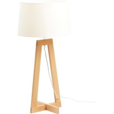 Achetez Lampe à poser Sacha bois et blanc SACHA LT AJ2 ALUMINOR pas cher sur Ma Rentrée Scolaire