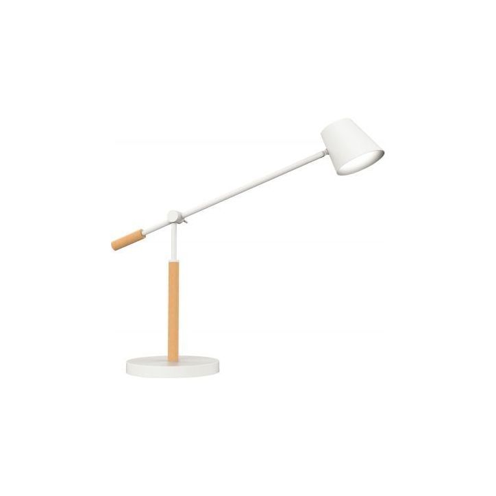 Lampe LED Vicky bois et blanc 400110084 UNILUX