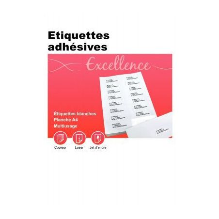 Achetez Boîte 400 étiquettes 105x148mm multi-usage en planche A4 Coins carrés pas cher sur Ma Ren..