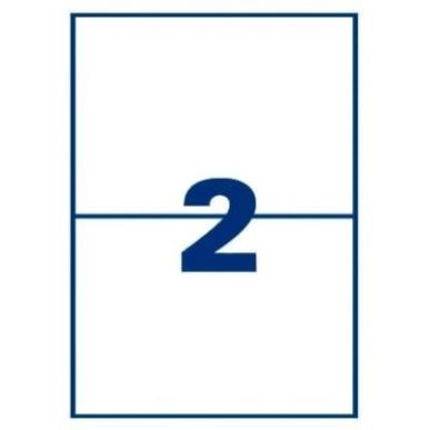 Achetez Boîte de 200 étiquettes adhésives extra fortes blanches 210x148mm 11786 AGIPA pas cher su..