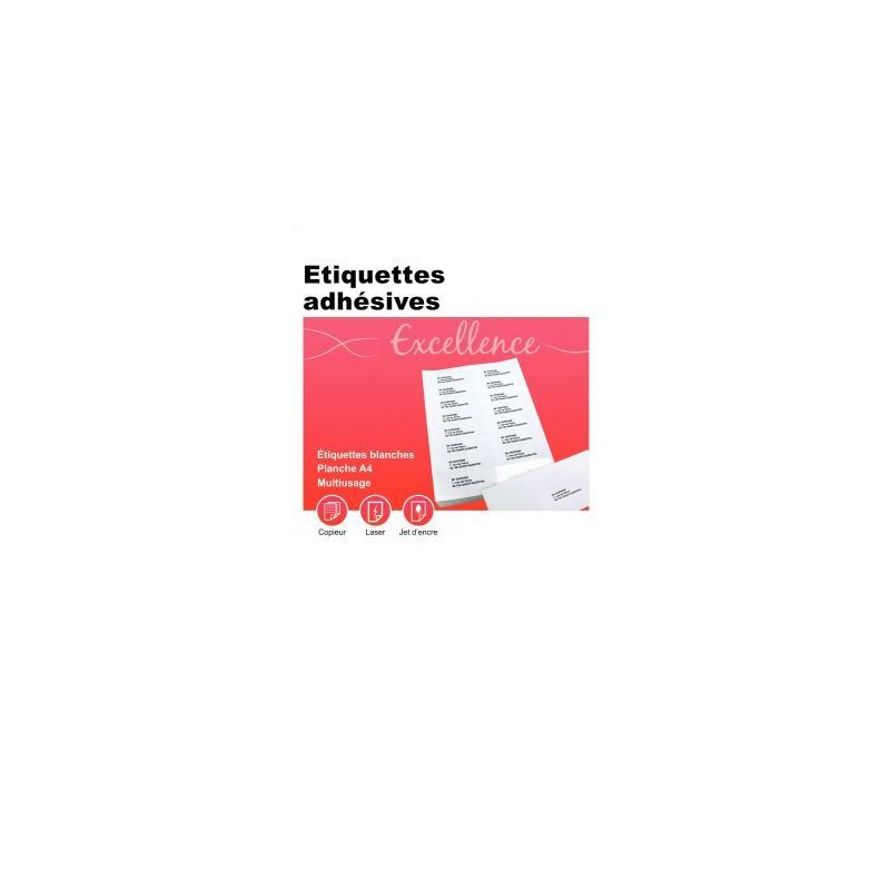 Achetez Boîte 1600 étiquettes 99,1x33,9mm multi-usage en planche A4 pour imprimante pas cher sur M.. Achetez Boîte 1600 étiquettes 99,1x33,9mm multi-usage en planche A4 pour imprimante pas cher sur M..