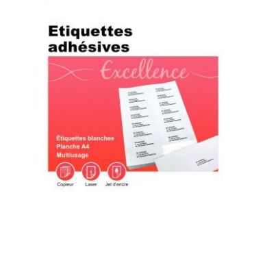 Achetez Boîte de 3300 étiquettes multi-usages blanches 70x27mm 48381M.FR pas cher sur Ma Rentrée ..