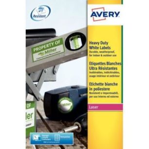 Achetez Boîte de 80 étiquettes laser blanches inaltérables 99,1x139mm L4774-20 AVERY pas cher sur..