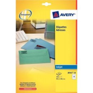Achetez Pochette de 525 étiquettes transparentes laser 63,5x38,1mm L7560-25 AVERY pas cher sur Ma R..