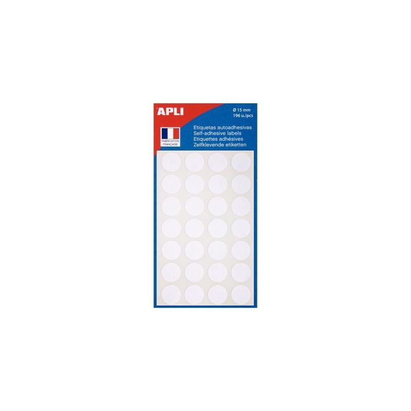 Achetez Pochettes de 196 étiquettes blanc diamètre 15mm 111840 AGIPA pas cher sur Ma Rentrée Scol.. Achetez Pochettes de 196 étiquettes blanc diamètre 15mm 111840 AGIPA pas cher sur Ma Rentrée Scol..