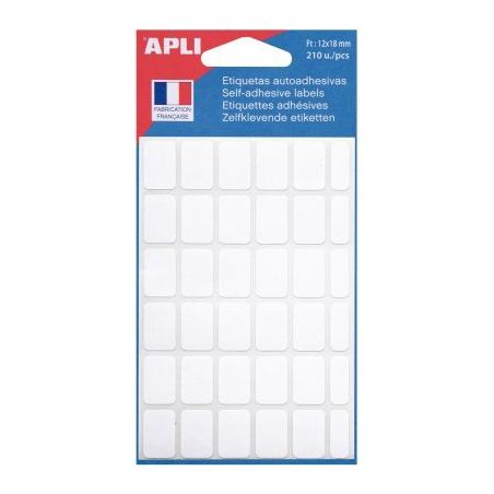 Achetez Pochette de 210 étiquettes blanc 12x18mm 111906 AGIPA pas cher sur Ma Rentrée Scolaire