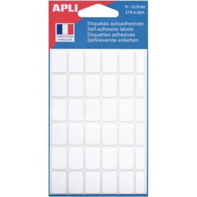 Achetez Pochette de 210 étiquettes blanc 12x18mm 111906 AGIPA pas cher sur Ma Rentrée Scolaire