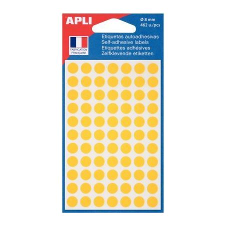 Achetez AGIPA Sachet de 462 pastilles rondes de couleur jaune diamètre 8mm pas cher sur Ma Rentrée..