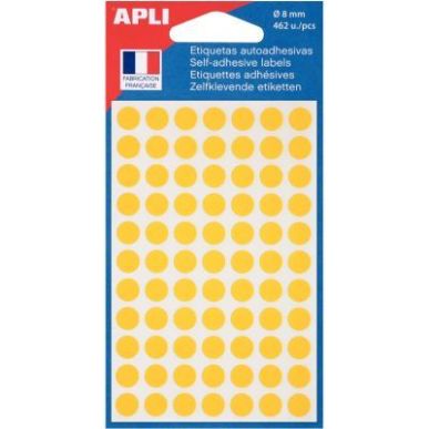 Achetez AGIPA Sachet de 462 pastilles rondes de couleur jaune diamètre 8mm pas cher sur Ma Rentrée..