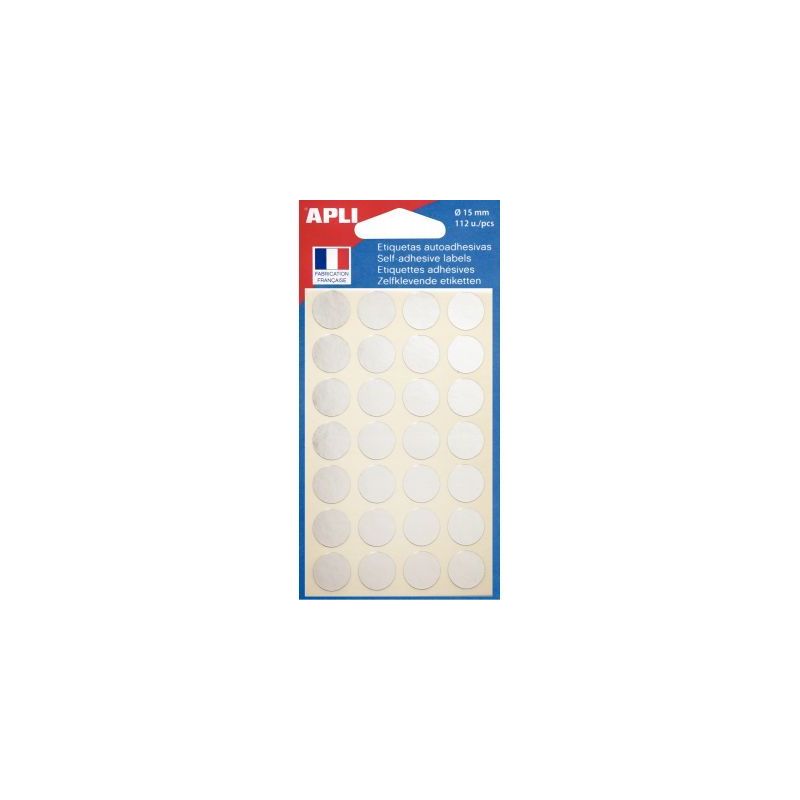 Achetez Etui de 112 pastilles adhésives diamètre 15 mm argent 100603 AGIPA pas cher sur Ma Rentré.. Achetez Etui de 112 pastilles adhésives diamètre 15 mm argent 100603 AGIPA pas cher sur Ma Rentré..