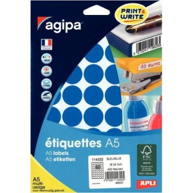 Achetez AGI ETU/400 PASTI BLEUE 24MM   114322 pas cher sur Ma Rentrée Scolaire