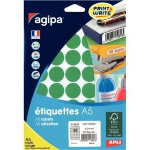 Achetez AGI ETU/400 PASTI VERT 24MM 114321 pas cher sur Ma Rentrée Scolaire