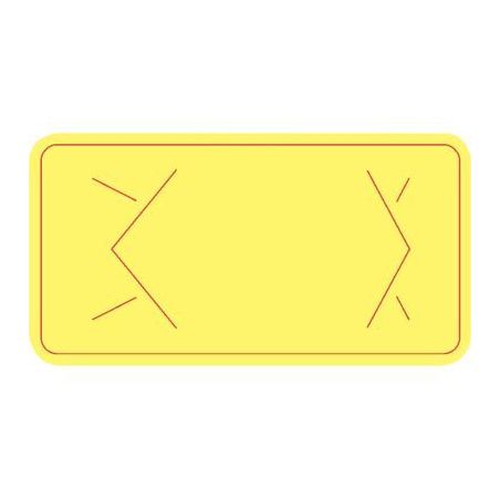 Achetez Carton de 24 rouleaux de 400 étiquettes KC FRAIS jaune 50.8 x 25.4mm PF10052 pas cher sur M..