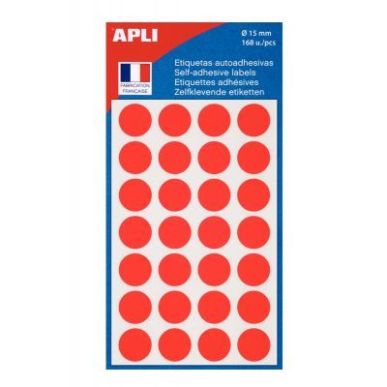 Achetez Etui de 168 pastilles de couleur diamètre 15mm rouge 111843 AGIPA pas cher sur Ma Rentrée ..