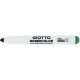 Marqueur tableau blanc pointe biseautée 6,4mm vert F413604 GIOTTO
