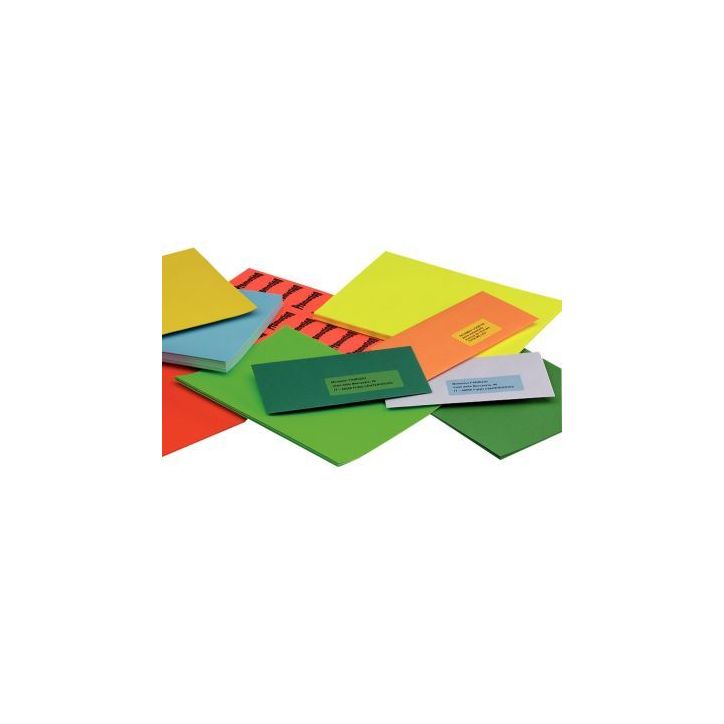 Boîte de 200 étiquettes couleur 148,5x210mm rouge 2629