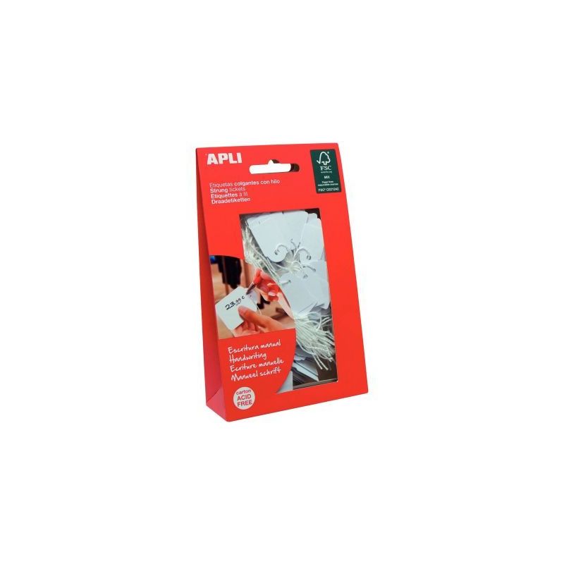 Achetez Boîte de 100 étiquettes bijouterie 36x53mm blanc 7013 APLI pas cher sur Ma Rentrée Scolai.. Achetez Boîte de 100 étiquettes bijouterie 36x53mm blanc 7013 APLI pas cher sur Ma Rentrée Scolai..