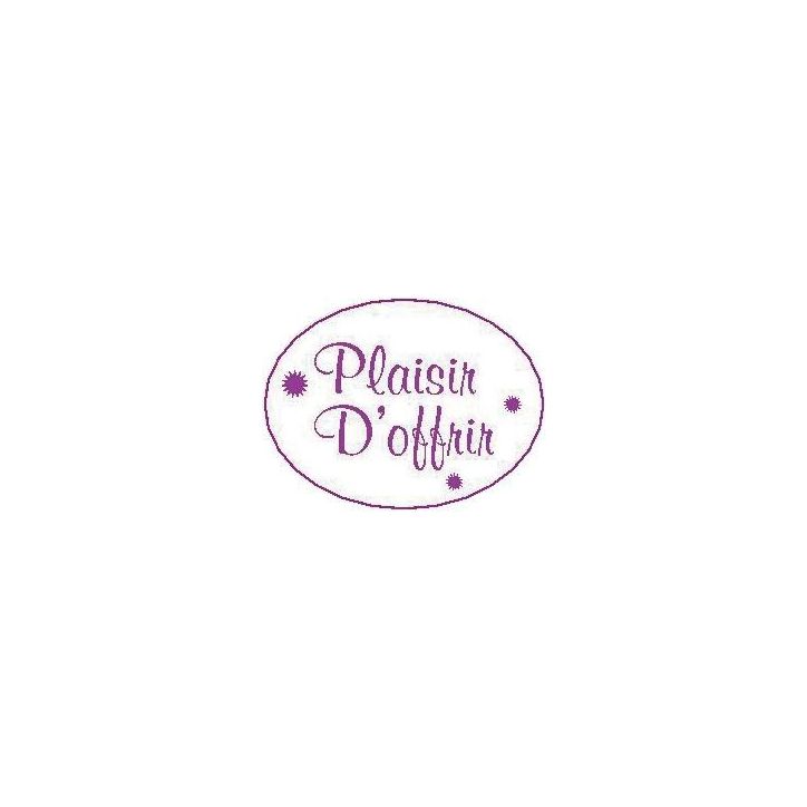 Carton 18 rouleaux de 1000 étiquettes plaisir d'offrir ref 410460 410460