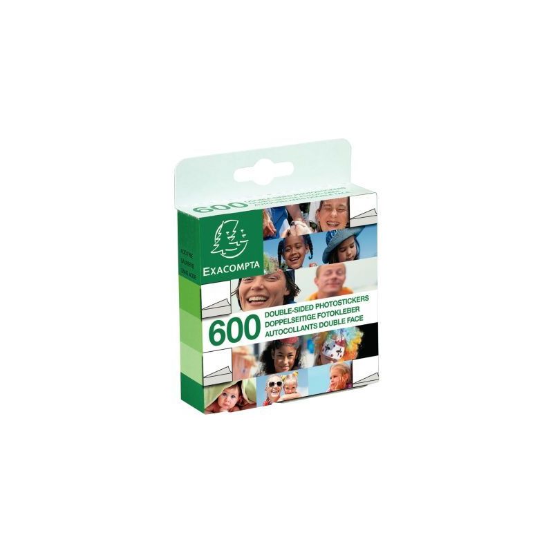 Achetez Paquet de 600 autocollants double face 12991E EXACOMPTA pas cher sur Ma Rentrée Scolaire