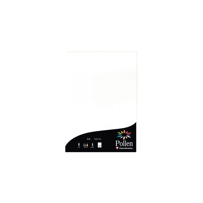 Achetez Paquet de 50 feuilles Pollen 210x297mm 120g blanc 4239C POLLEN CLAIREFONTAINE pas cher sur M.. Achetez Paquet de 50 feuilles Pollen 210x297mm 120g blanc 4239C POLLEN CLAIREFONTAINE pas cher sur M..