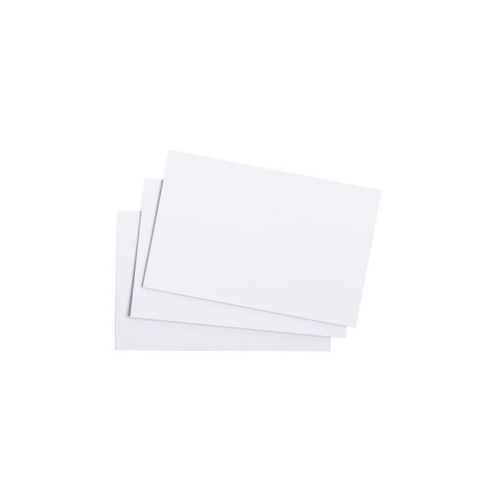 Paquet de 25 cartes Pollen 82x128mm 210g blanc 1416C POLLEN CLAIREFONTAINE