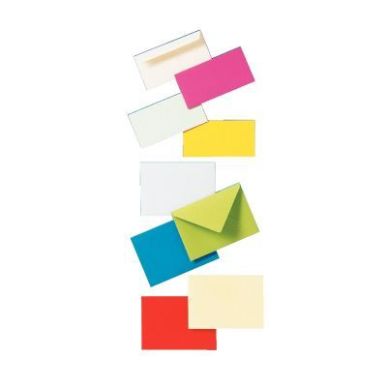 Achetez Paquet de 20 enveloppes Pollen Clairefontaine, format 11x22 cm, 120 g.  Ivoire 5445C POLLEN ..
