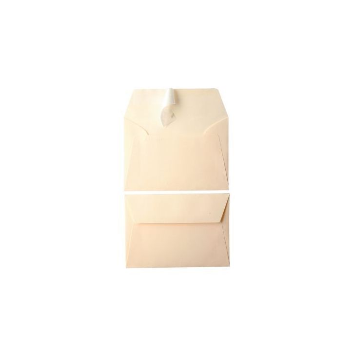Paquet de 20 enveloppes Pollen Clairefontaine, format 11,4x16,2 cm, 120 g.  Bulle 5446C POLLEN CLAIREFONTAINE
