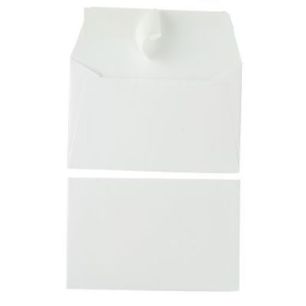 Achetez Paquet de 20 enveloppes Pollen 90x140mm 120g blanc 5431C POLLEN CLAIREFONTAINE pas cher sur ..