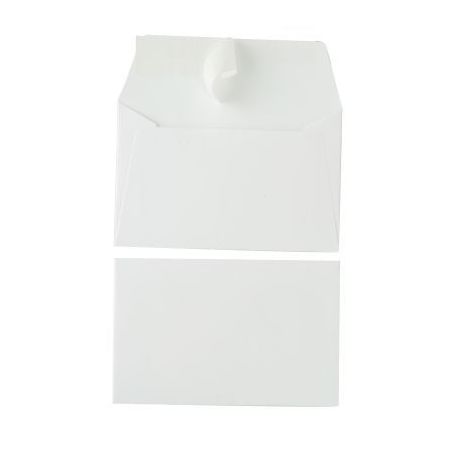 Achetez Paquet de 20 enveloppes Pollen 90x140mm 120g blanc 5431C POLLEN CLAIREFONTAINE pas cher sur ..